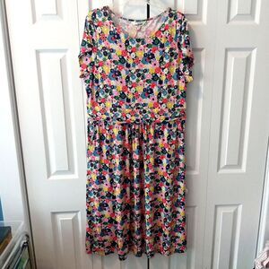 Boden Amelie Jersey Dress NWT 16-18L LONG (US) 20L (UK) Floral